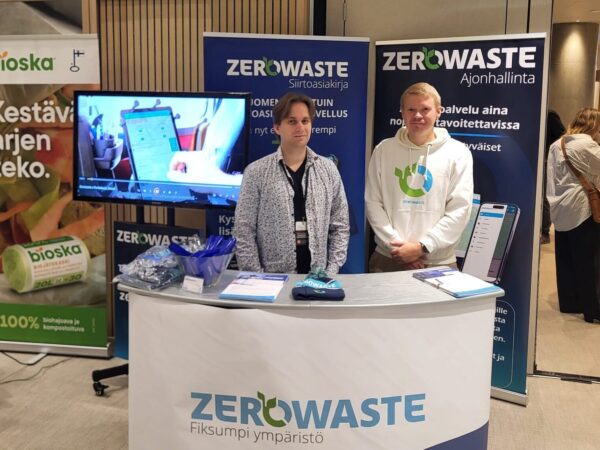 ZeroWaste paikalla Jätehuoltopäivillä