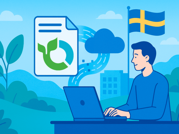 Ensimmäinen siirtoasiakirja Ruotsin Ympäristönsuojeluviraston jäterekisteriin